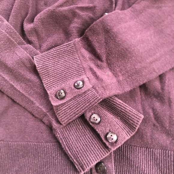 GAP Purple Button-Up Cardigan - Picture 7 of 11